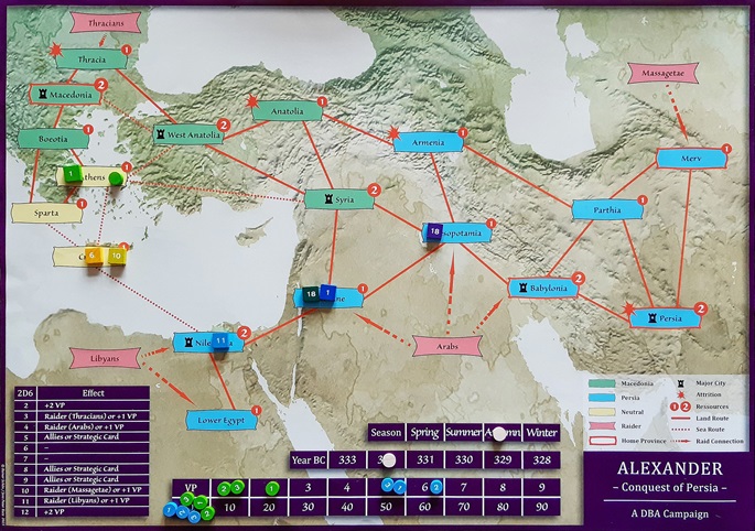 DBA-Kampagnenkarte "Conquest of Persia"